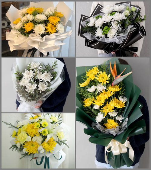 安徽池州市东至县胜利镇青云村白事花束代送